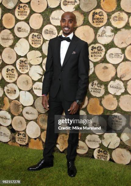 Mo Farah attends the Horan And Rose Charity Event held at The Grove on June 23, 2018 in Watford, England.