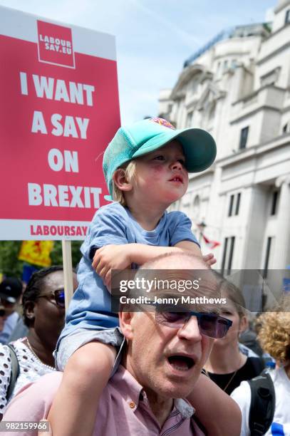 On 2nd anniversary of Brexit , June 23rd 2018, around 100,000 people marched in Central London demanding a Peoples Vote on the final Brexit deal. A...