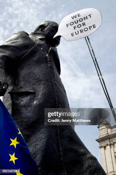 On 2nd anniversary of Brexit , June 23rd 2018, around 100,000 people marched in Central London demanding a Peoples Vote on the final Brexit deal....