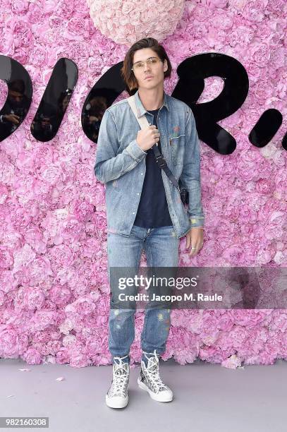 Will Peltz attends the Dior Homme Menswear Spring/Summer 2019 show as part of Paris Fashion Week on June 23, 2018 in Paris, France.