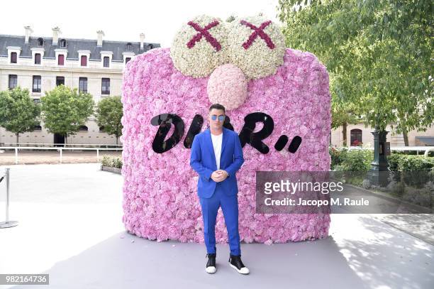 Colton Haynes attends the Dior Homme Menswear Spring/Summer 2019 show as part of Paris Fashion Week on June 23, 2018 in Paris, France.
