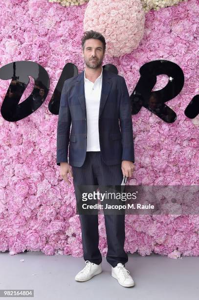 Luca Calvani attends the Dior Homme Menswear Spring/Summer 2019 show as part of Paris Fashion Week on June 23, 2018 in Paris, France.