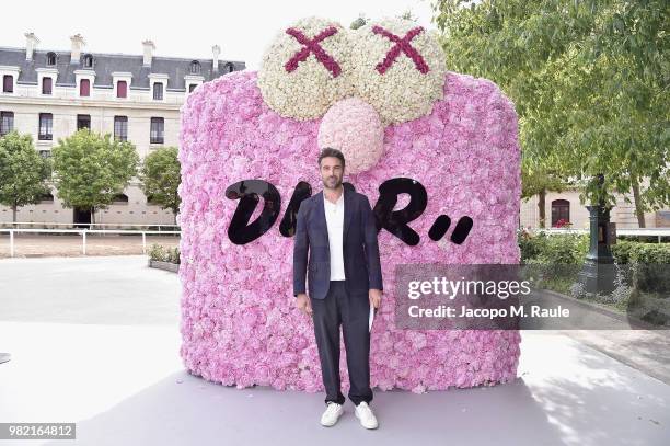 Luca Calvani attends the Dior Homme Menswear Spring/Summer 2019 show as part of Paris Fashion Week on June 23, 2018 in Paris, France.