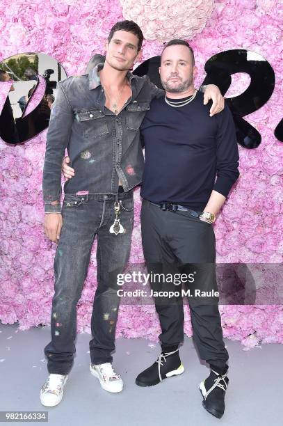 Jeremie Laheurte and Kim Jones attend the Dior Homme Menswear Spring/Summer 2019 show as part of Paris Fashion Week on June 23, 2018 in Paris, France.