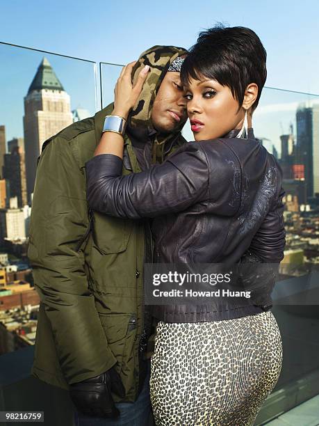 Rapper Maino poses at a portrait session for Urban Ink in New York, NY on January 1, 2010. .
