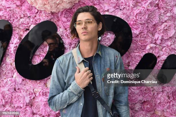 Will Peltz attends the Dior Homme Menswear Spring/Summer 2019 show as part of Paris Fashion Week on June 23, 2018 in Paris, France.