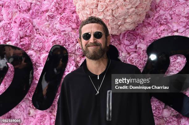 Stefano Pilati attends the Dior Homme Menswear Spring/Summer 2019 show as part of Paris Fashion Week on June 23, 2018 in Paris, France.