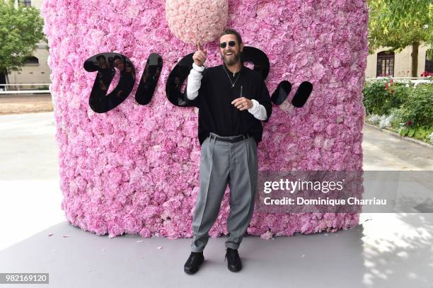 Stefano Pilati attends the Dior Homme Menswear Spring/Summer 2019 show as part of Paris Fashion Week on June 23, 2018 in Paris, France.