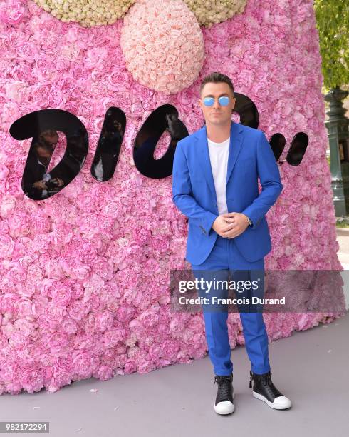 Colton Haynes attends the Dior Homme Menswear Spring/Summer 2019 show as part of Paris Fashion Week on June 23, 2018 in Paris, France.