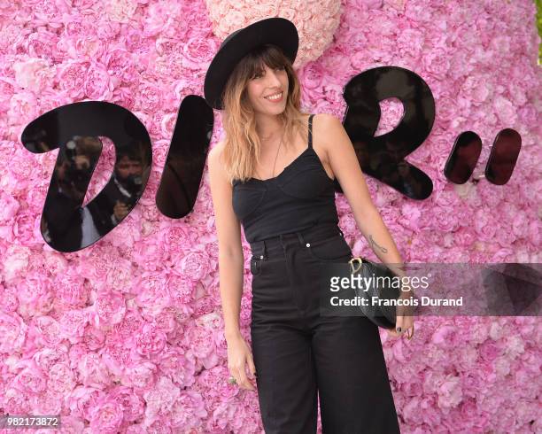 Lou Doillon attends the Dior Homme Menswear Spring/Summer 2019 show as part of Paris Fashion Week on June 23, 2018 in Paris, France.