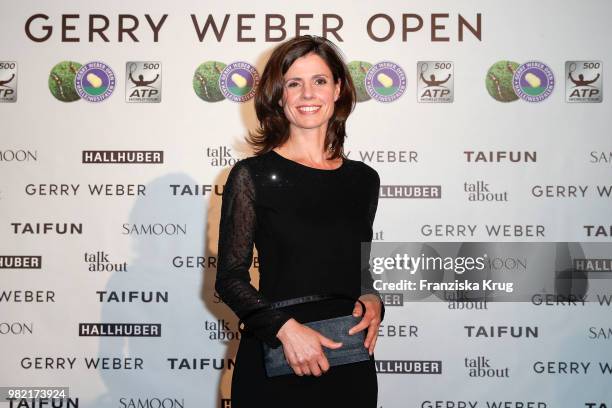 Presenter Franziska Schenk attends the Gerry Weber Open Fashion Night 2018 at Gerry Weber Stadium on June 23, 2018 in Halle, Germany.