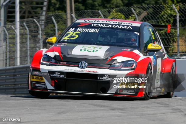 Mehdi Bennani from Morrocco in Volkswagen Golf GTI TCR of Sebastien Loeb Racing during the Race 1 of FIA WTCR 2018 World Touring Car Cup Race of...