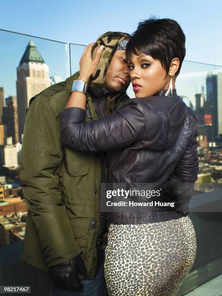 Rapper Maino poses at a portrait session for Urban Ink in New York, NY on January 1, 2010. .