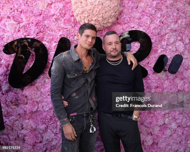 Jeremie Laheurte and Kim Jones attend the Dior Homme Menswear Spring/Summer 2019 show as part of Paris Fashion Week on June 23, 2018 in Paris, France.