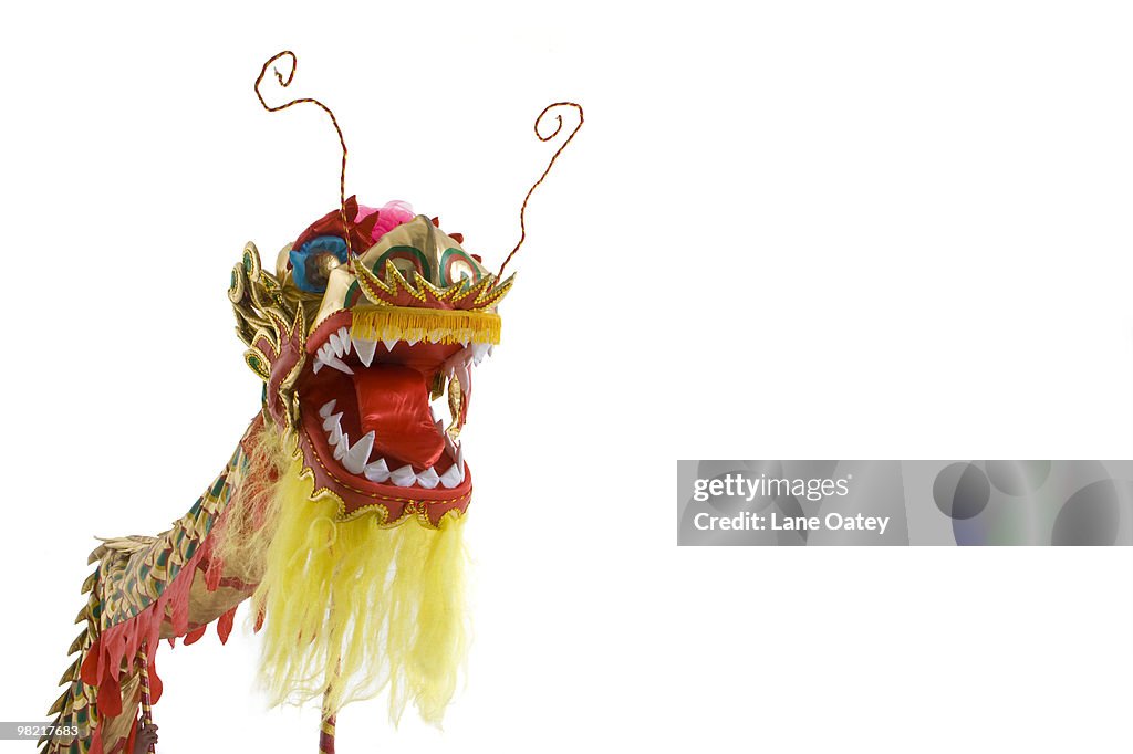 Chinese traditional lion dancing
