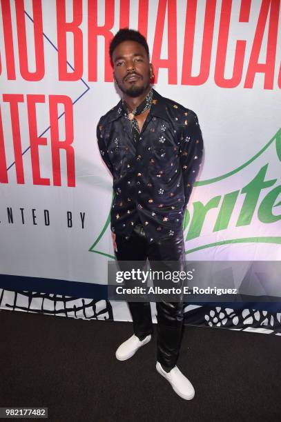 Luke James attends day two of the 2018 BET Awards Radio Remotes on June 23, 2018 in Los Angeles, California.