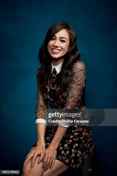 Colleen Ballinger poses for a portrait at the Getty Images Portrait Studio at the 9th Annual VidCon US at Anaheim Convention Center on June 22, 2018...