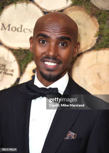 Mo Farah attends the Horan And Rose Charity Event held at The Grove on June 23, 2018 in Watford, England.