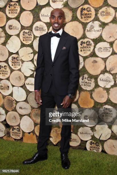 Mo Farah attends the Horan And Rose Charity Event held at The Grove on June 23, 2018 in Watford, England.