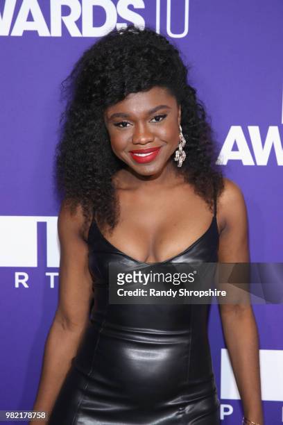 Becca attends The Late Night Brunch during the 2018 BET Experience at OUE Skyspace LA on June 21, 2018 in Los Angeles, California.