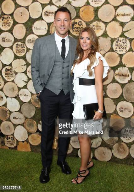John Terry and Toni Terry attends the Horan And Rose Charity Event held at The Grove on June 23, 2018 in Watford, England.