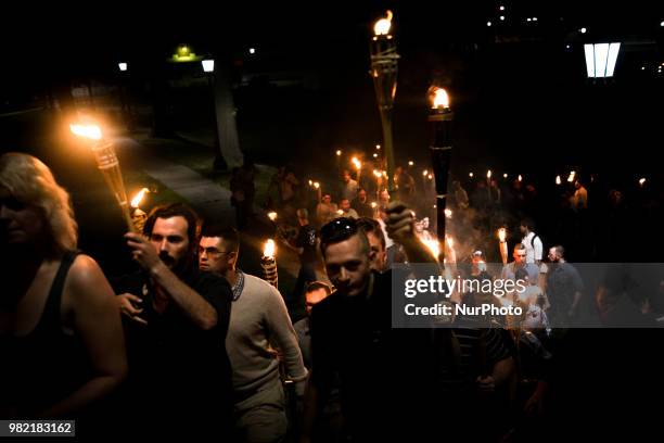 Footage of white nationalists and counter-protesters clashing in Charlottesville on August 11 and 12, 2017. On Friday, hundreds of white nationalists...