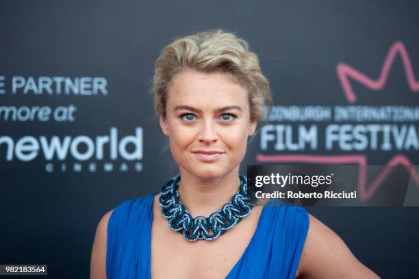 Katie Goldfinch attends a photocall for the World Premiere of 'Lucid' during the 72nd Edinburgh International Film Festival at Cineworld on June 23,...