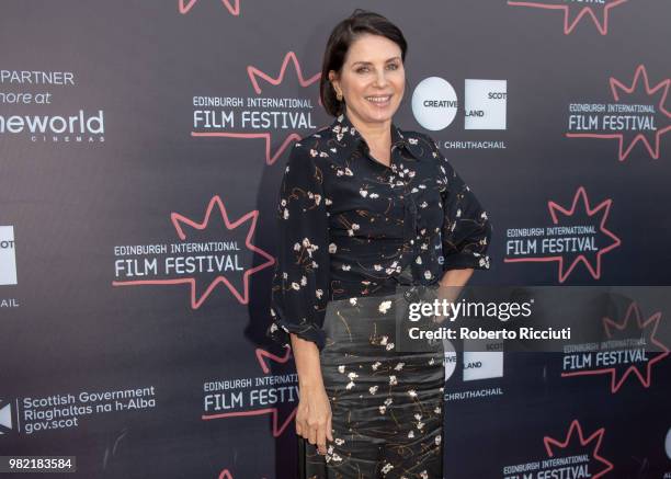 Actress Sadie Frost attends a photocall for the World Premiere of 'Lucid' during the 72nd Edinburgh International Film Festival at Cineworld on June...