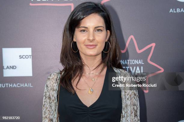 Actress Abigail Johns attends a photocall for the World Premiere of 'Lucid' during the 72nd Edinburgh International Film Festival at Cineworld on...