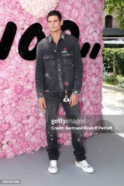 Actor Jeremie Laheurte attends the Dior Homme Menswear Spring/Summer 2019 show as part of Paris Fashion Week on June 23, 2018 in Paris, France.