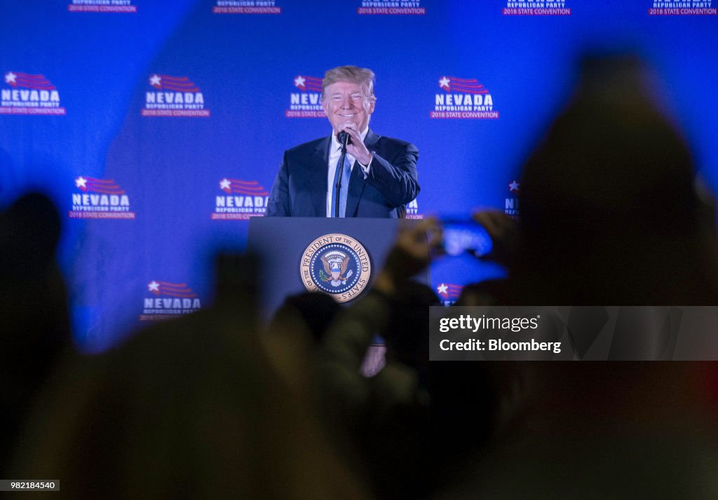 President Trump Delivers Keynote Address At The Nevada Republican Party State Convention