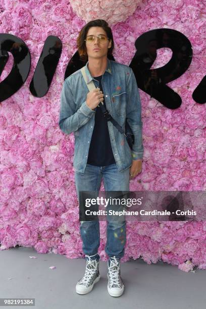 Willy Peltz attends the Dior Homme Menswear Spring/Summer 2019 show as part of Paris Fashion Week Week on June 23, 2018 in Paris, France.