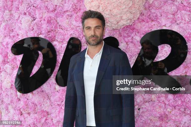 Actor Luca Calvani attends the Dior Homme Menswear Spring/Summer 2019 show as part of Paris Fashion Week Week on June 23, 2018 in Paris, France.