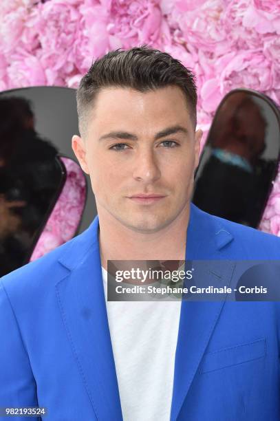 Colton Haynes attends the Dior Homme Menswear Spring/Summer 2019 show as part of Paris Fashion Week Week on June 23, 2018 in Paris, France.