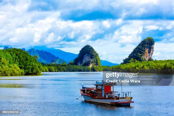 cha praya river and khao kanab nam, the dog ears - praya stock pictures, royalty-free photos & images