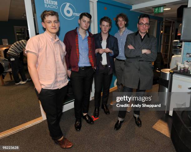 Daniel Hopewell, Alex Saunders, George Waite and Russel Bates of The Crookes guest with Richard Hawley for a special edition of The Evening Session...