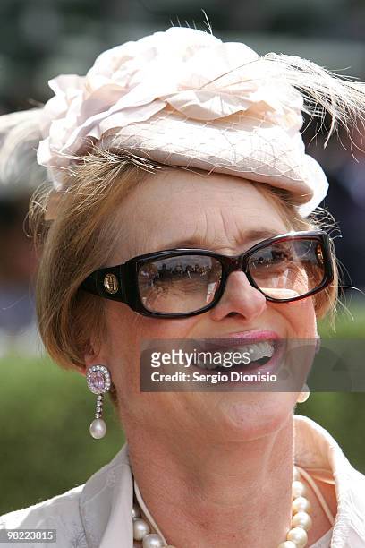 Trainer Gai Waterhouse looks on during the group 1, race 4, Inglis Queen of the Turf Stakes during 2010 Golden Slipper Day at Rosehill Gardens on...