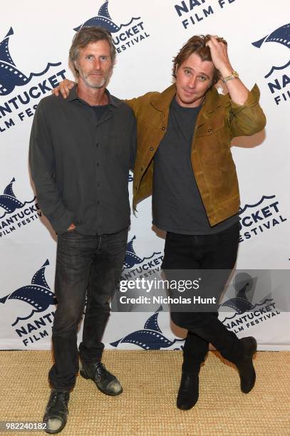 Andrew Heckler and Garrett Hedlund attend the screening of 'Burden' at the 2018 Nantucket Film Festival - Day 4 on June 23, 2018 in Nantucket,...