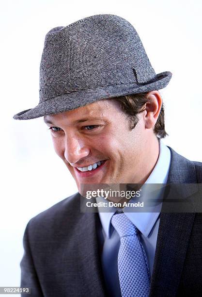 Robert Mills attends Golden Slipper Day at the Rosehill Gardens on April 3, 2010 in Sydney, Australia.