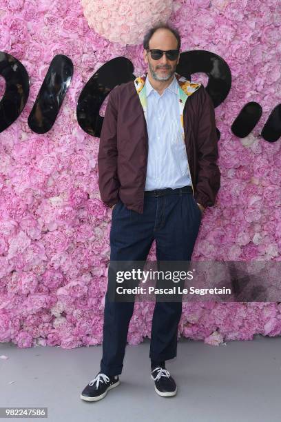 Luca Guadagnino attends the Dior Homme Menswear Spring/Summer 2019 show as part of Paris Fashion Week on June 23, 2018 in Paris, France.