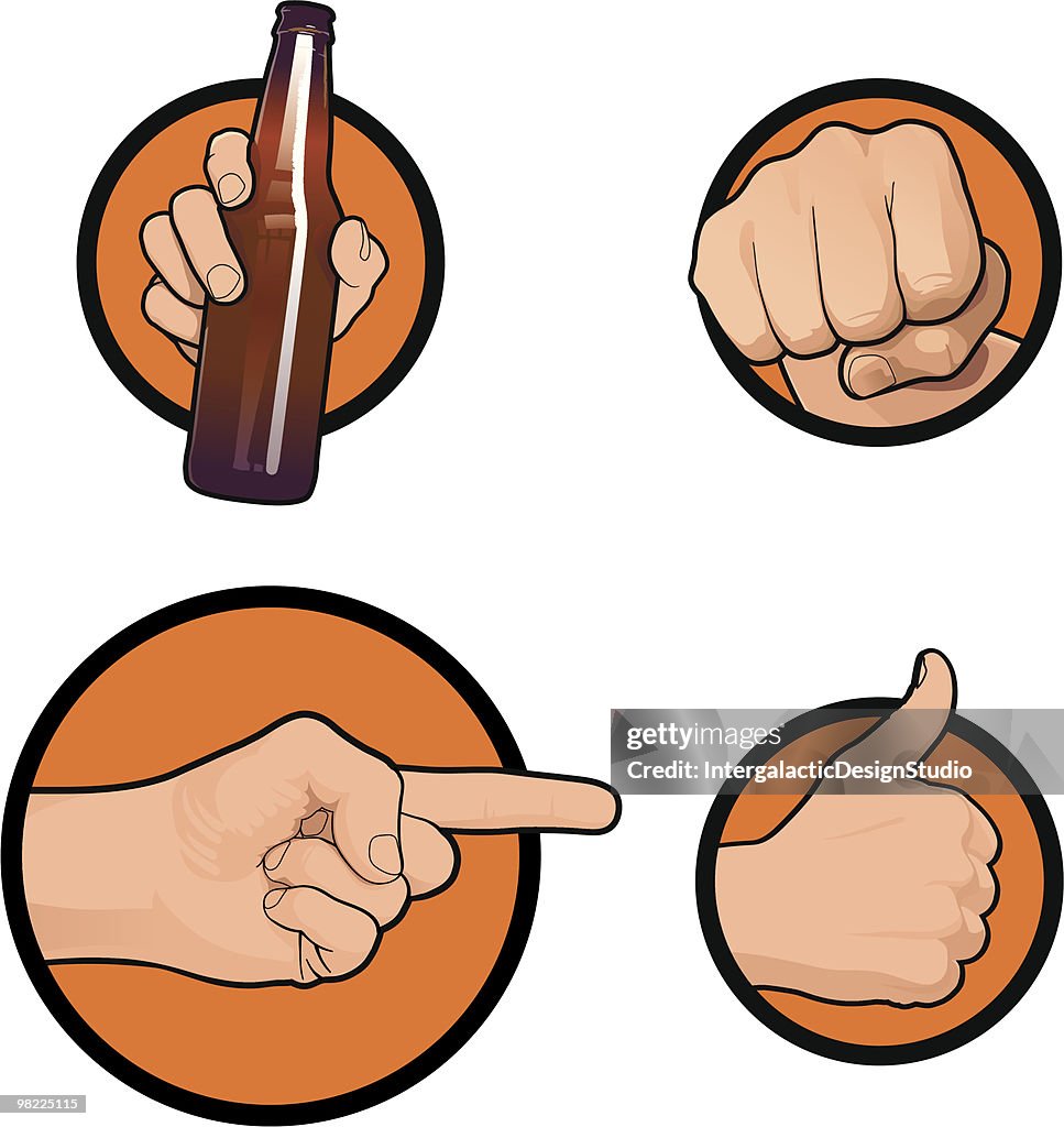 Hand Collecting Vector Vector Hand Collection High-Res Vector Graphic - Getty Images
