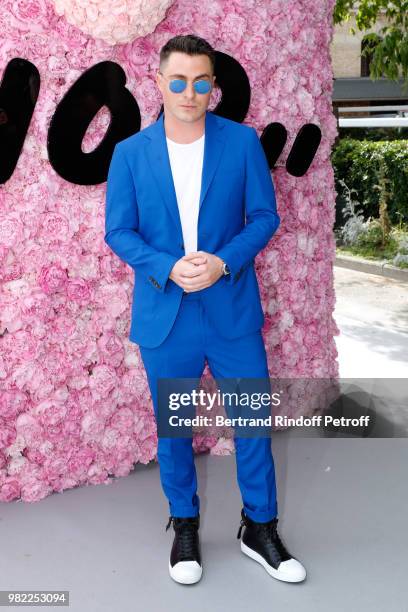 Colton Haynes attends the Dior Homme Menswear Spring/Summer 2019 show as part of Paris Fashion Week on June 23, 2018 in Paris, France.