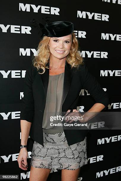 Sonia Kruger attends Golden Slipper Day at the Rosehill Gardens on April 3, 2010 in Sydney, Australia.