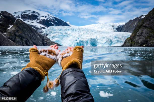 farewell kiss to nature - alaska stock pictures, royalty-free photos & images