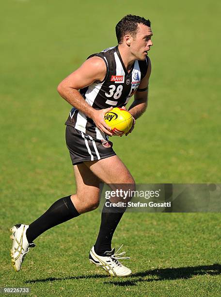 Josh Roberts of the Swan Districts during the round three WAFL match between Swan Districts and South Fremantle at Steel Blue Oval on April 3, 2010...