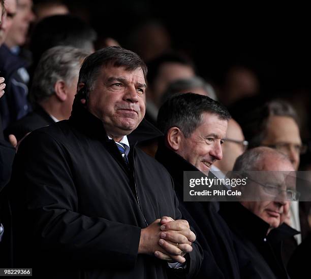 Sam Allardyce manager of Blackburn Rovers during the Barclays Premier League match between Portsmouth and Blackburn Rovers at at Fratton Park on...