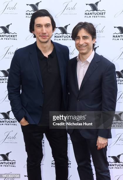 Adam Driver and Noah Baumbach attend the Screenwriters Tribute at the 2018 Nantucket Film Festival - Day 4 on June 23, 2018 in Nantucket,...