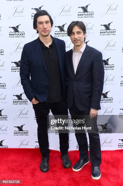 Adam Driver and Noah Baumbach attend the Screenwriters Tribute at the 2018 Nantucket Film Festival - Day 4 on June 23, 2018 in Nantucket,...