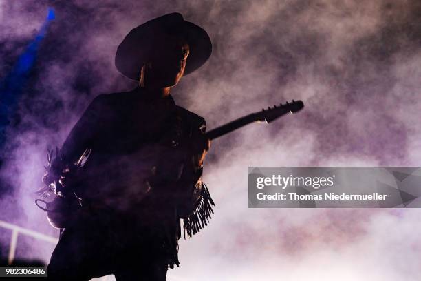 Alex Trimble of Two Door Cinema Club perfoms onstage during the second day of the Southside Festival on June 23, 2018 in Neuhausen, Germany.