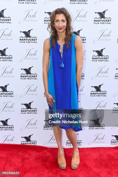 Alysia Reiner attends the Screenwriters Tribute at the 2018 Nantucket Film Festival - Day 4 on June 23, 2018 in Nantucket, Massachusetts.